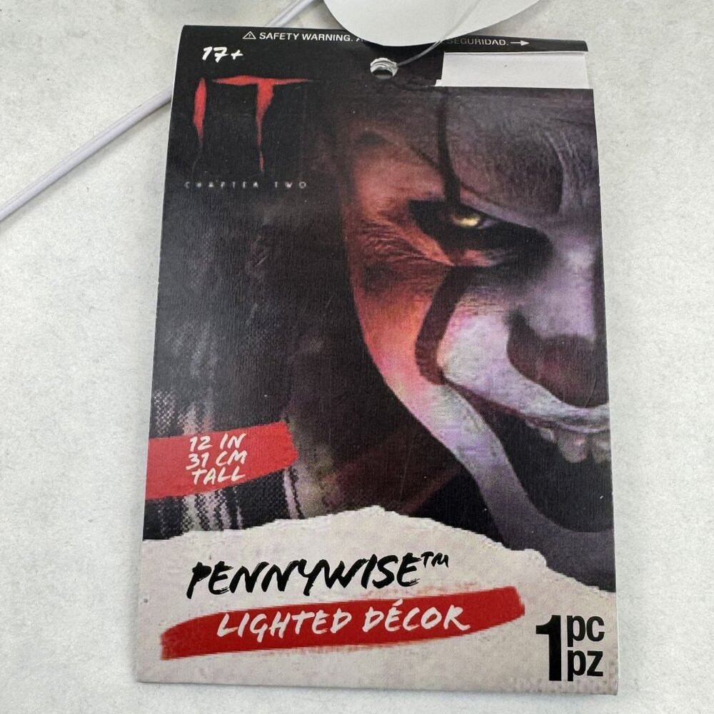 Pennywise Lighted Blow Mold 12" IT Chapter Two Gemmy Clown Battery 2024 NEW - Picture 9 of 13